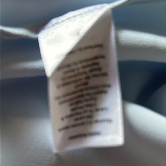 Talbots Light Blue‎ Ruffle Blouse - Picture 3 of 8